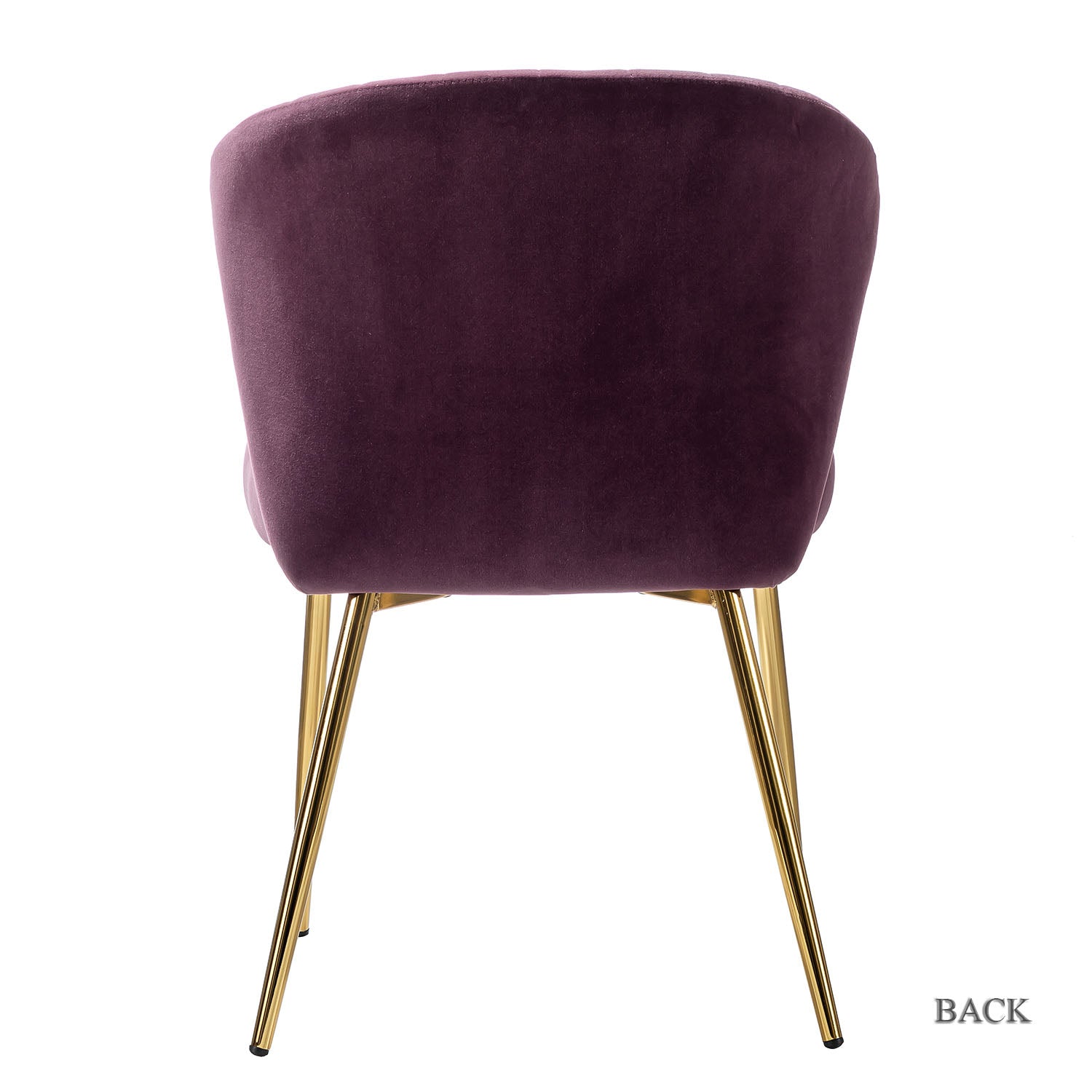 Milia Dining Chair Set of 2 in Purple
