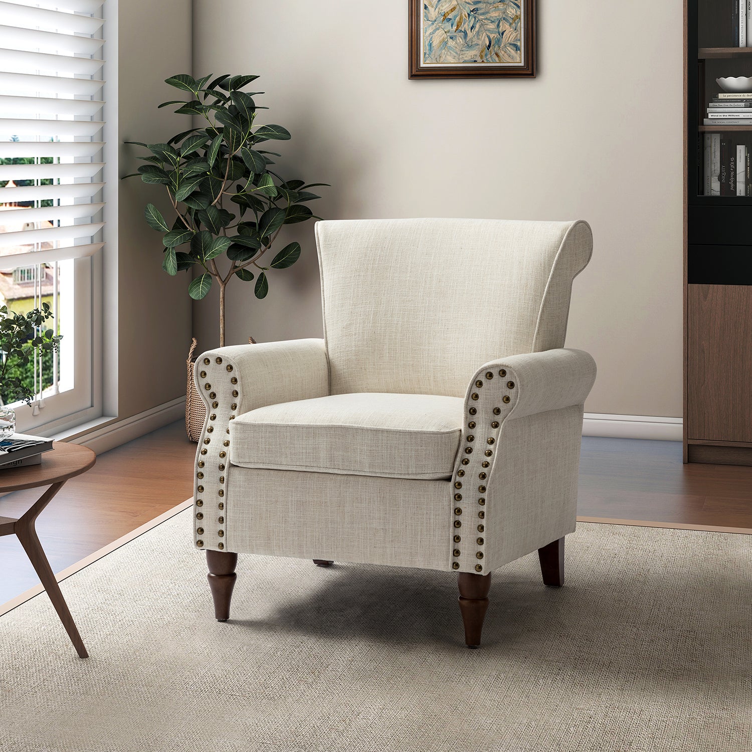 Cythnus Armchair in Ivory