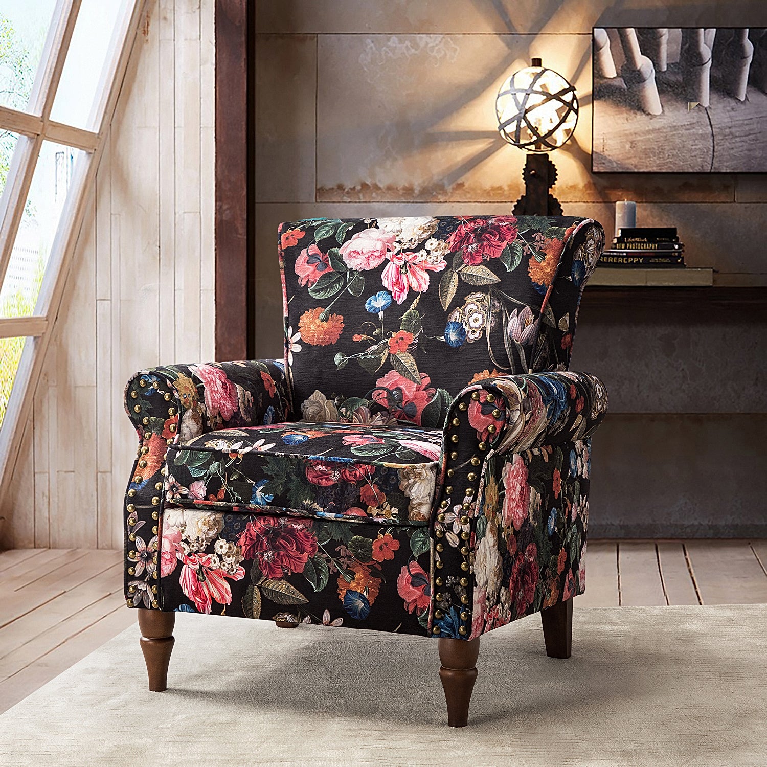 Araceli Armchair in Black
