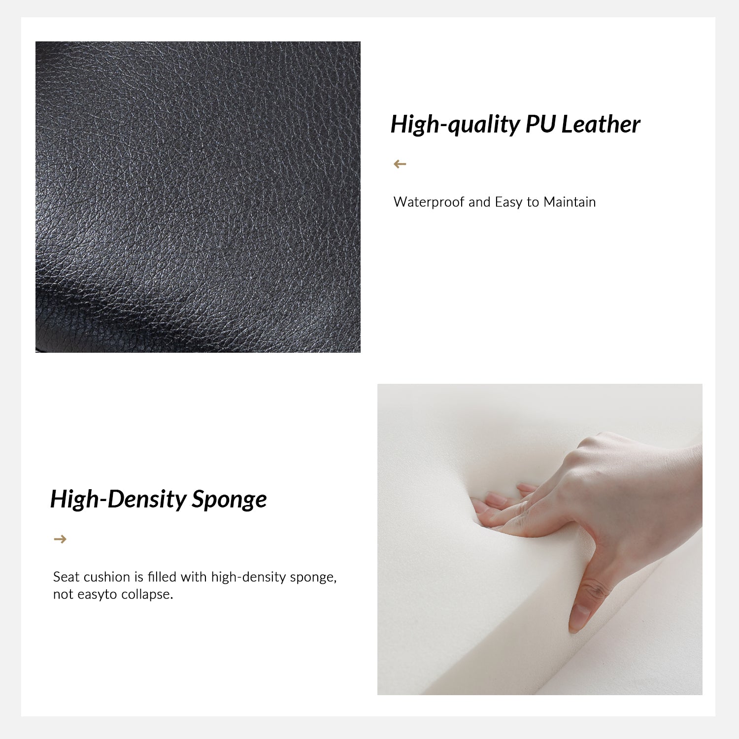 Jakob Upholstered Bench in Black