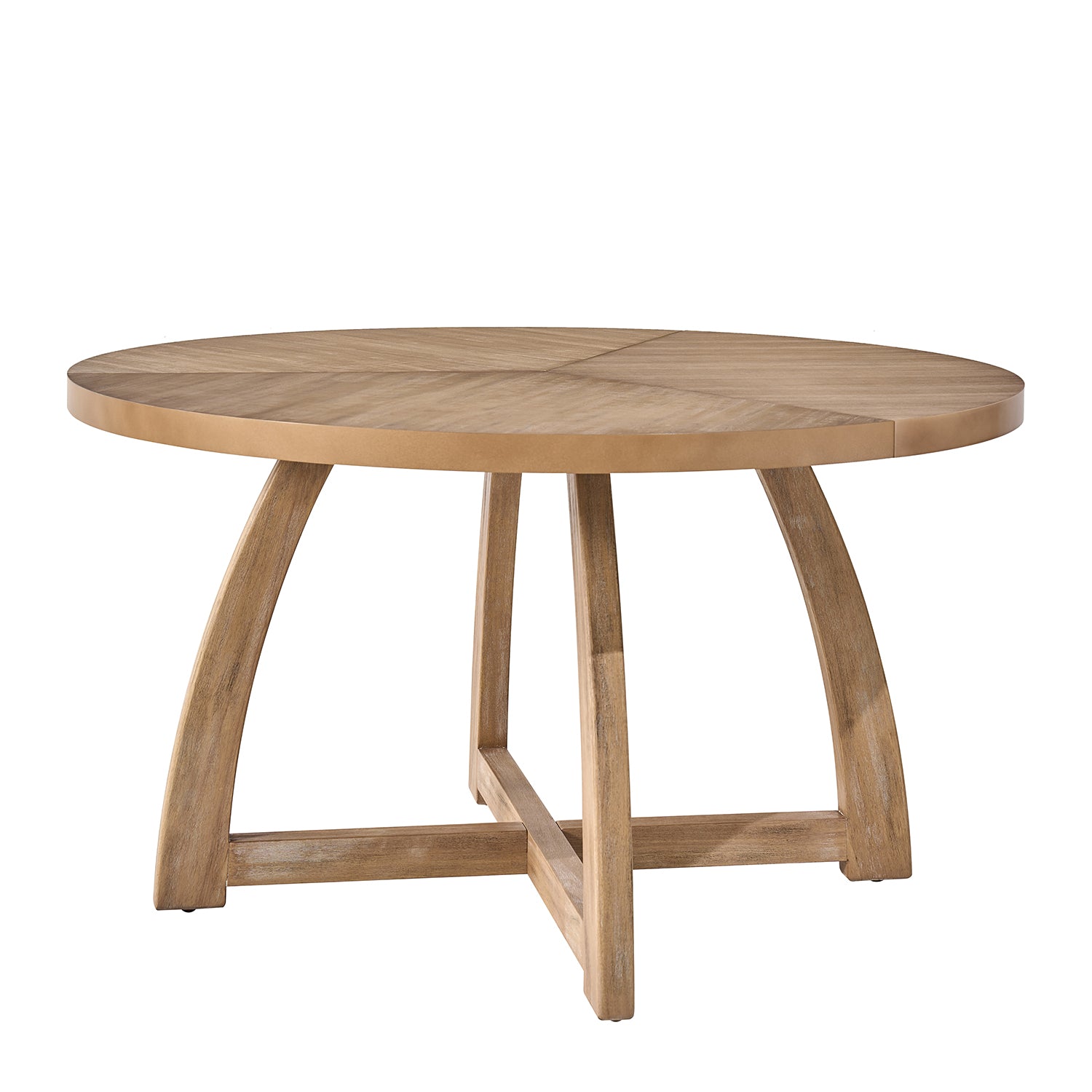 Miranda Solid Wood Round Dining Table in Natural