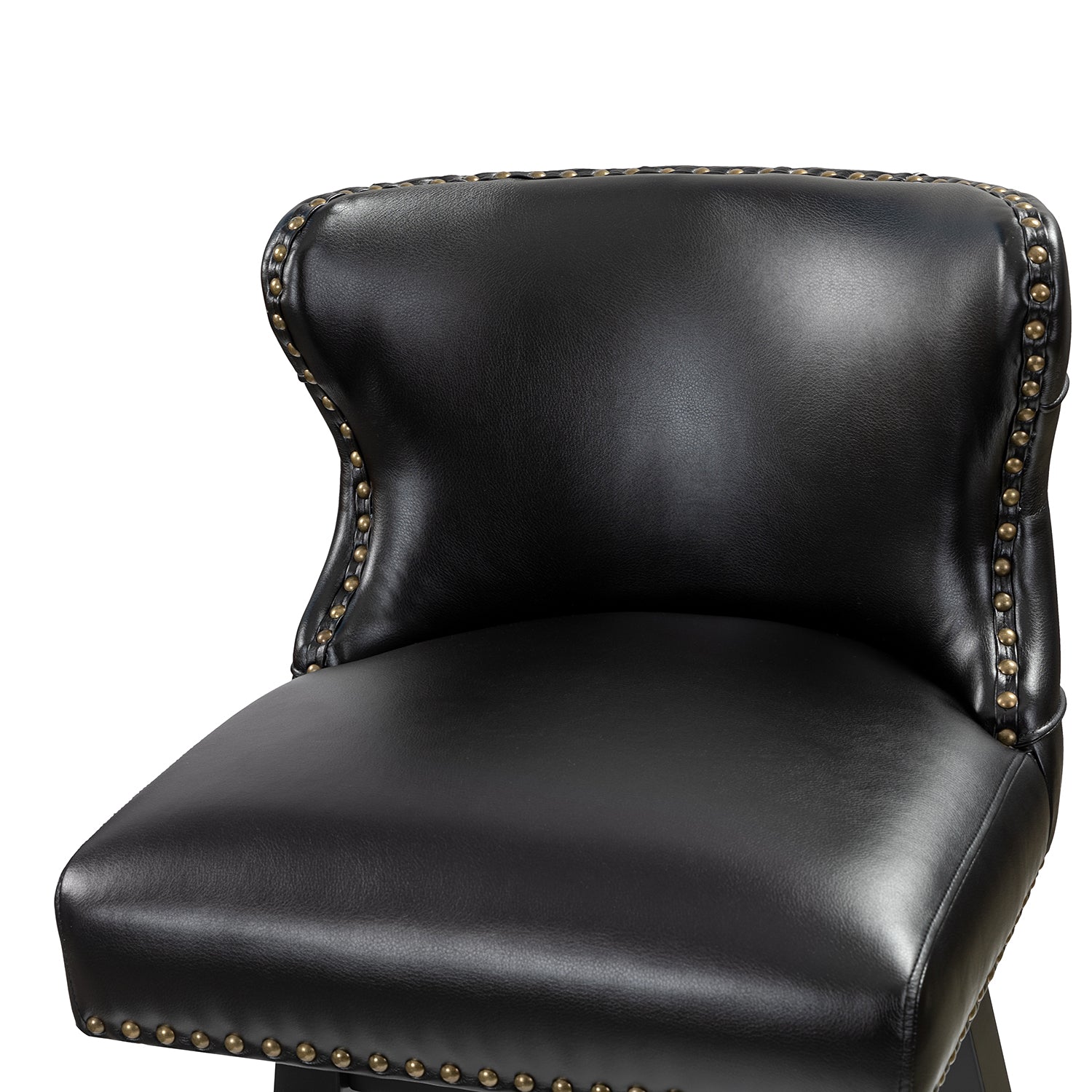 Konrad Swivel Bar & Counter Stool in Black