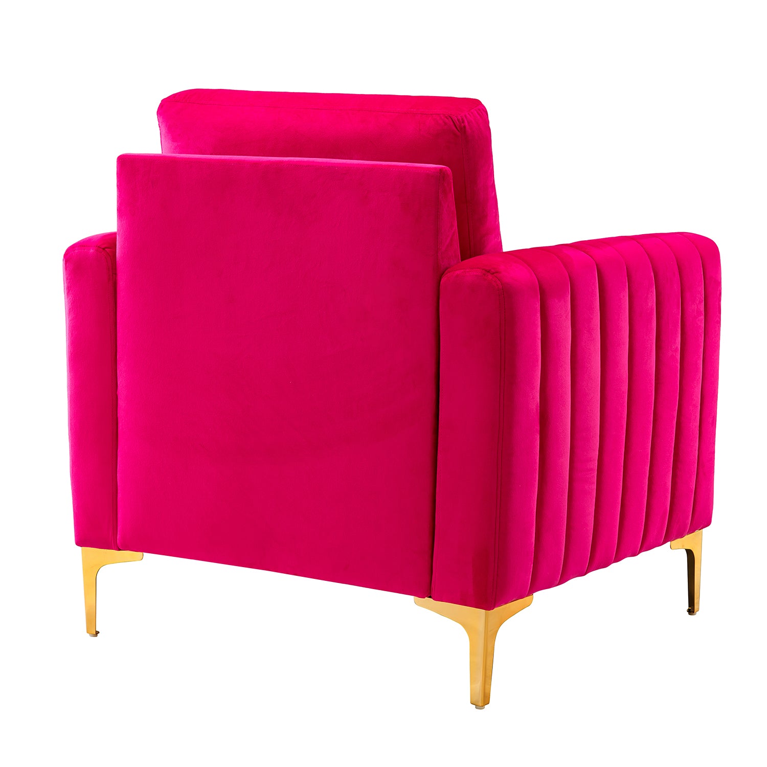 Ganymedes Club Chair in Fuchsia