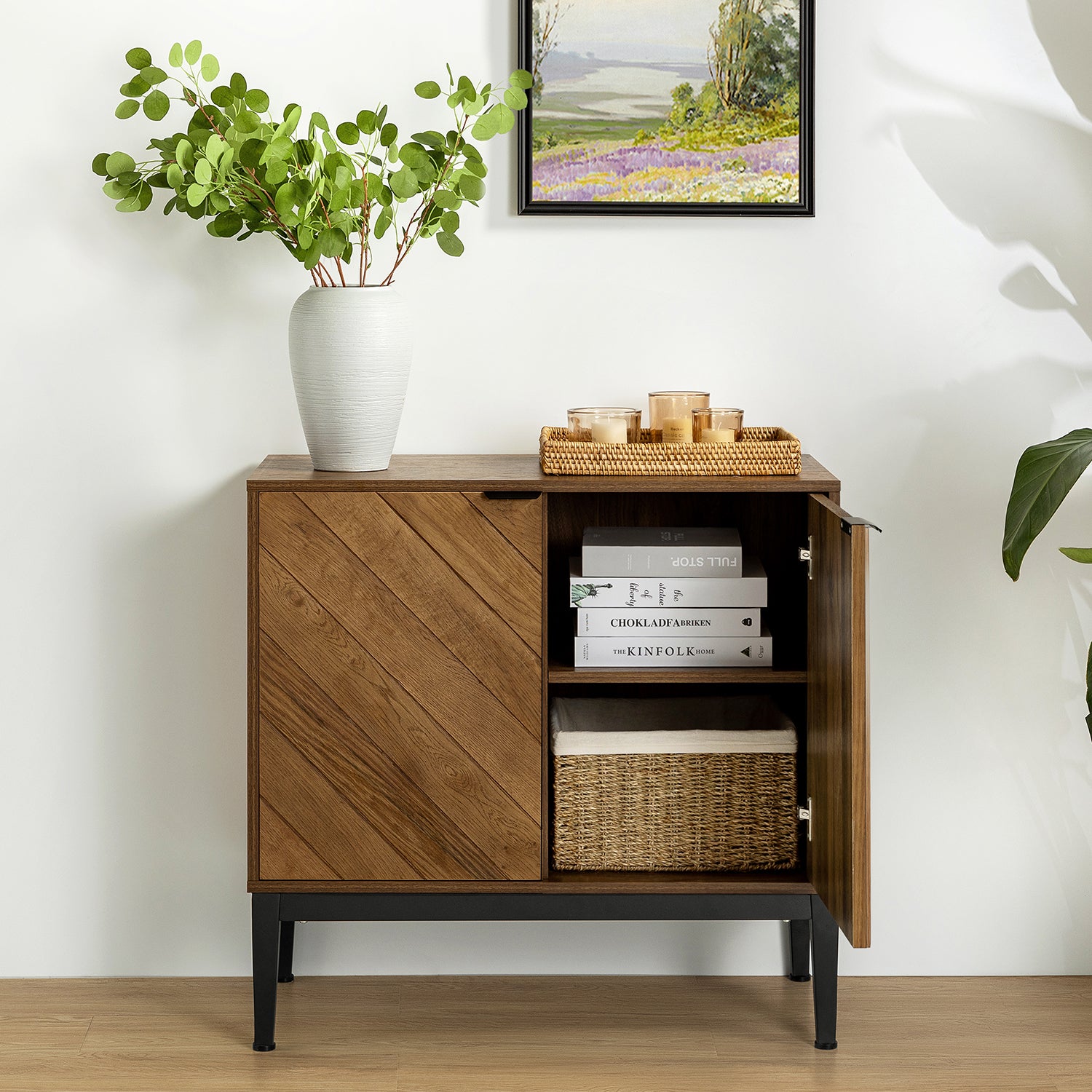 Paschall Accent Cabinet in Walnut