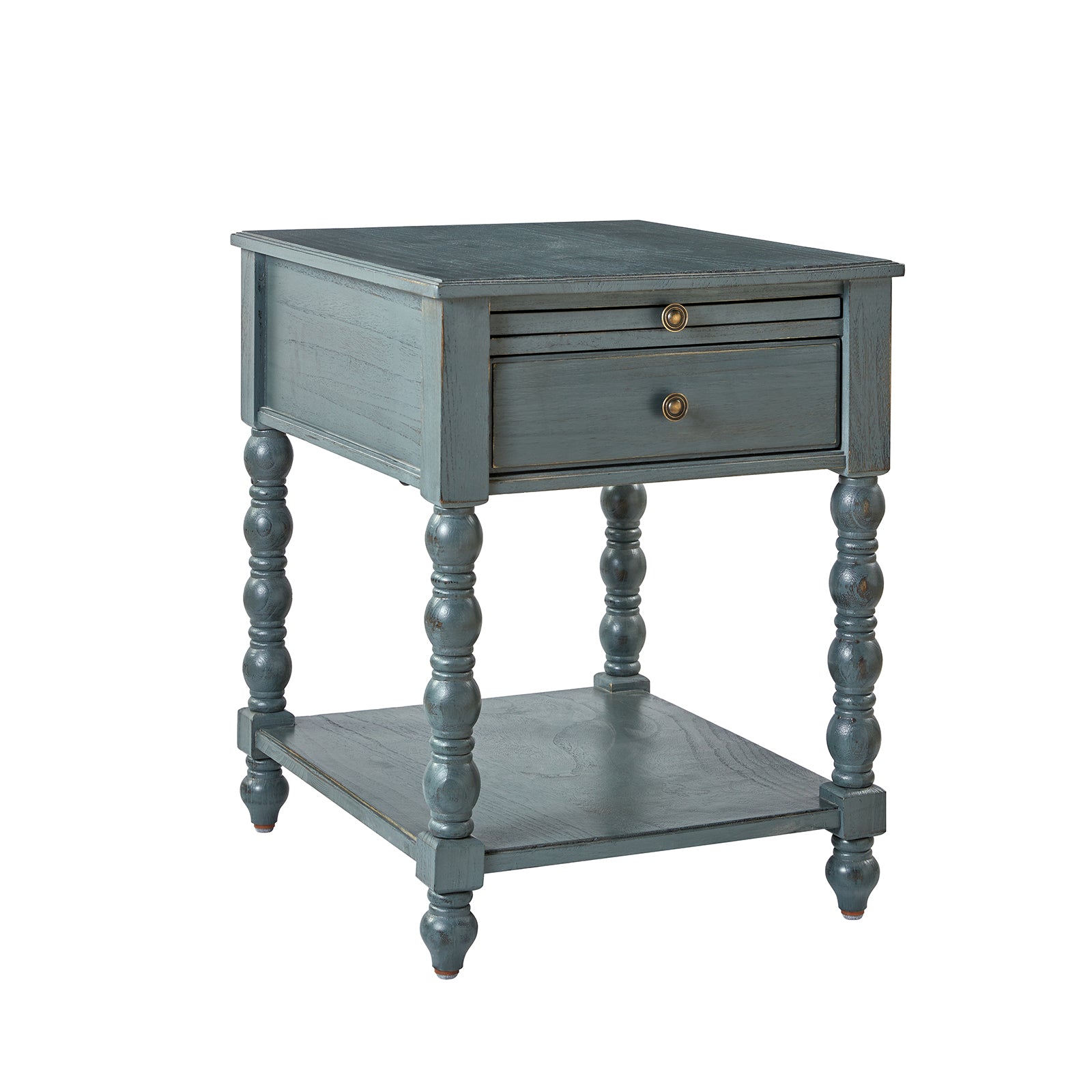 Eric End Table in Blue