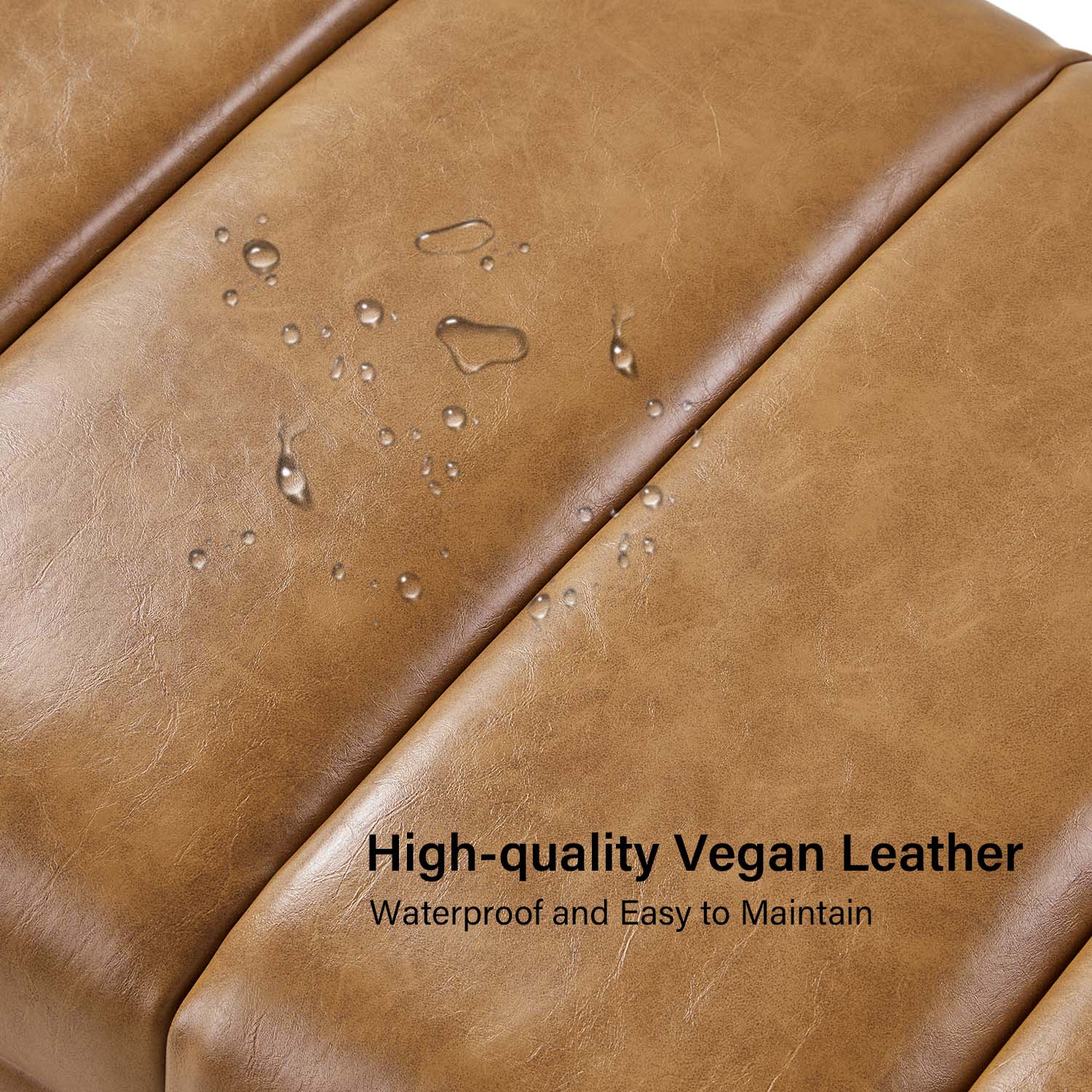 Laurg Upholstered Bench in Camel