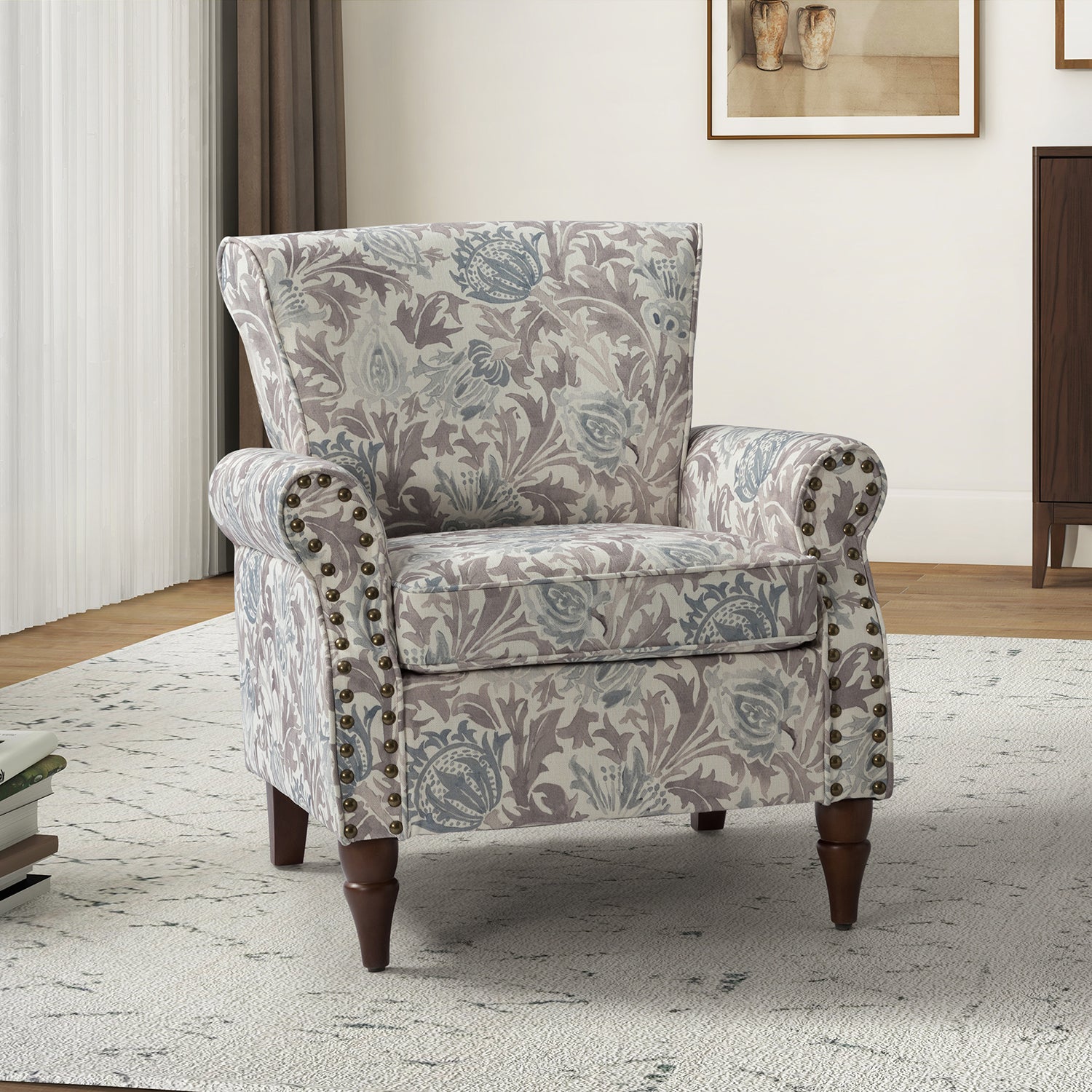 Araceli Armchair in Grey