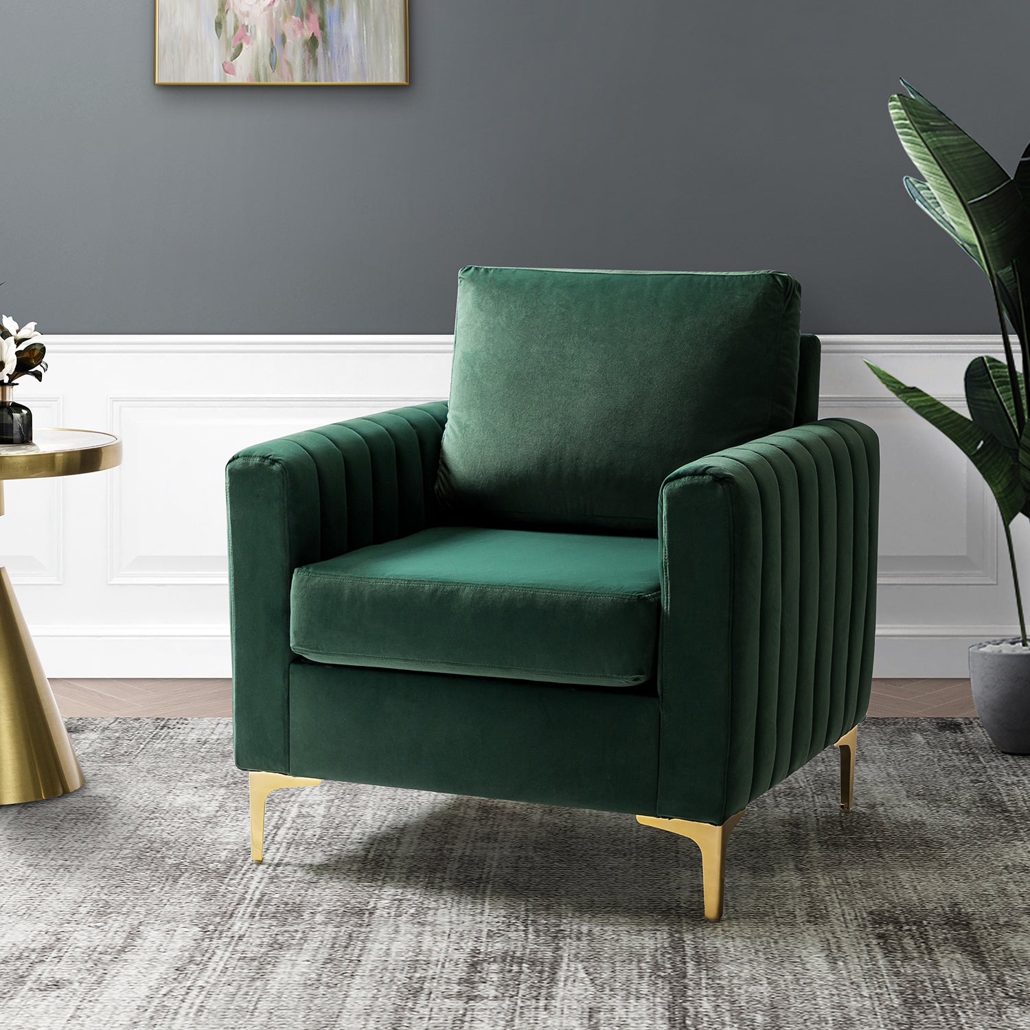 Ganymedes Club Chair in Green