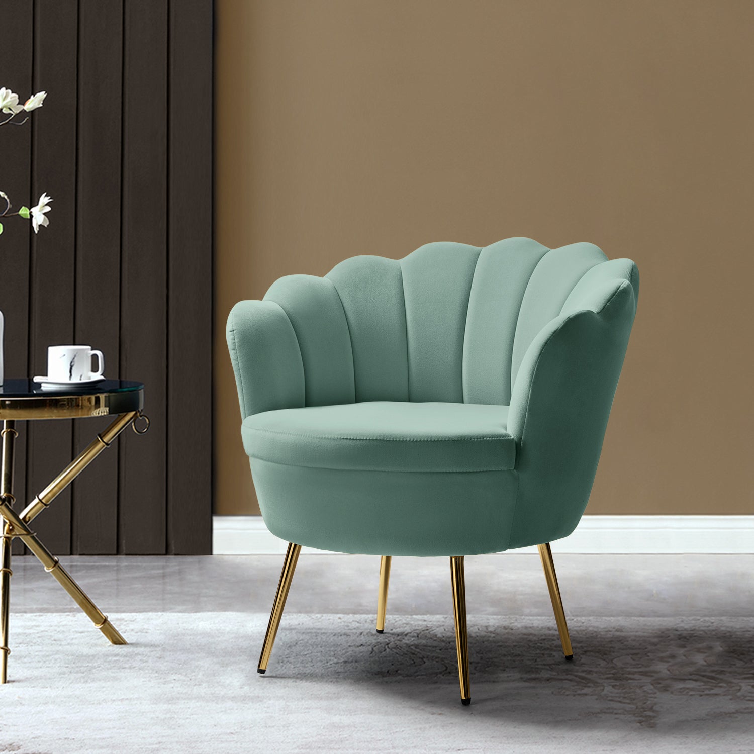 Donata Barrel Chair in Sage