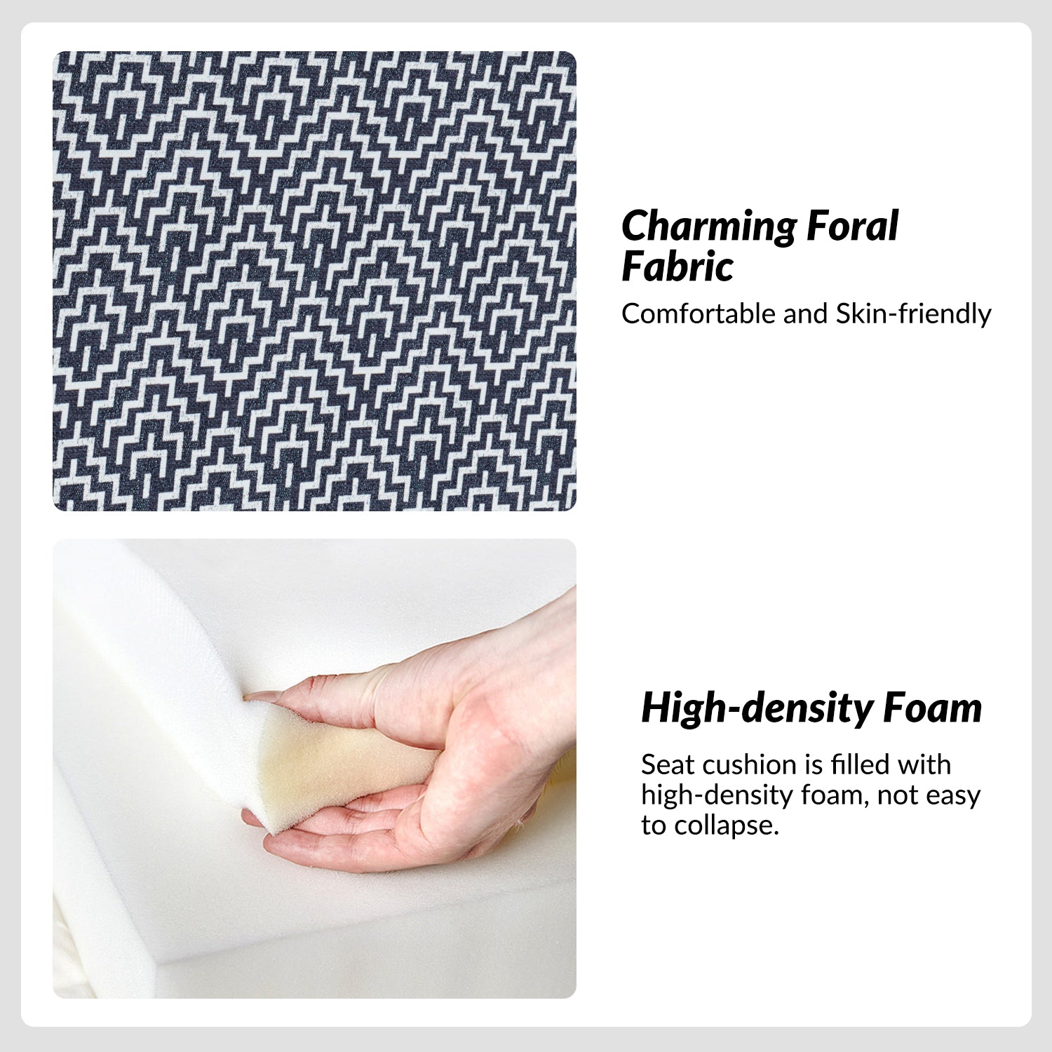 Edwin Slipcovered Chair in Geometric