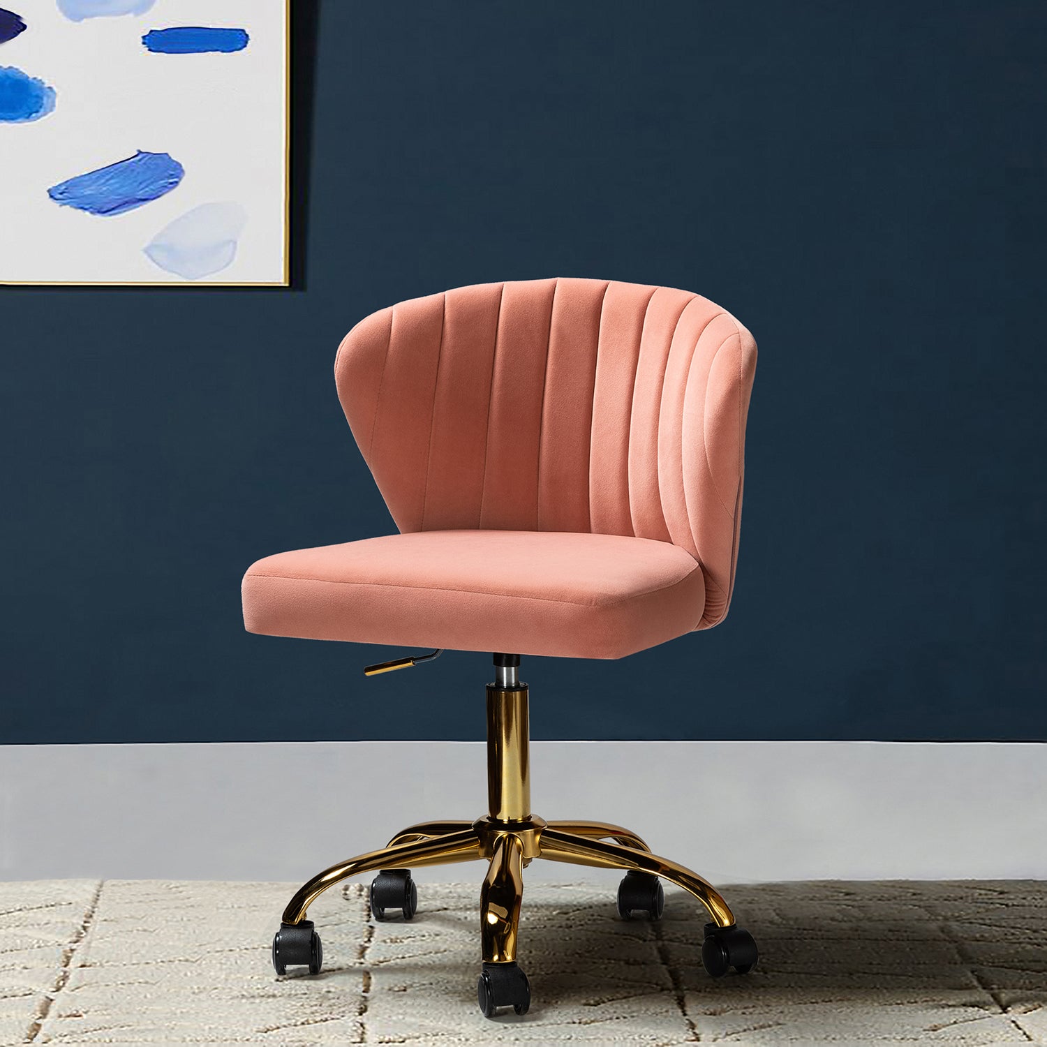 Ilia Task Chair in Pink