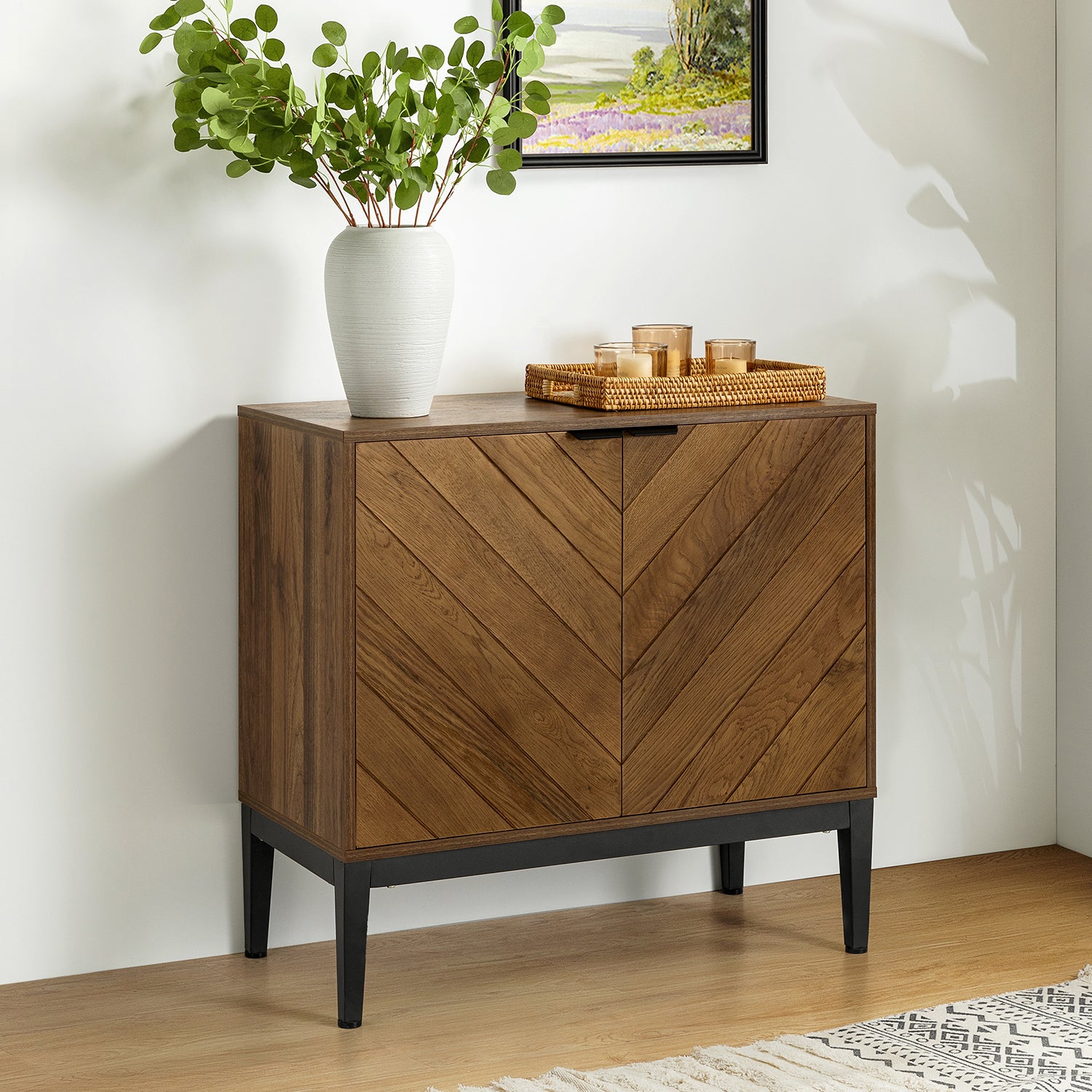 Paschall Accent Cabinet in Walnut