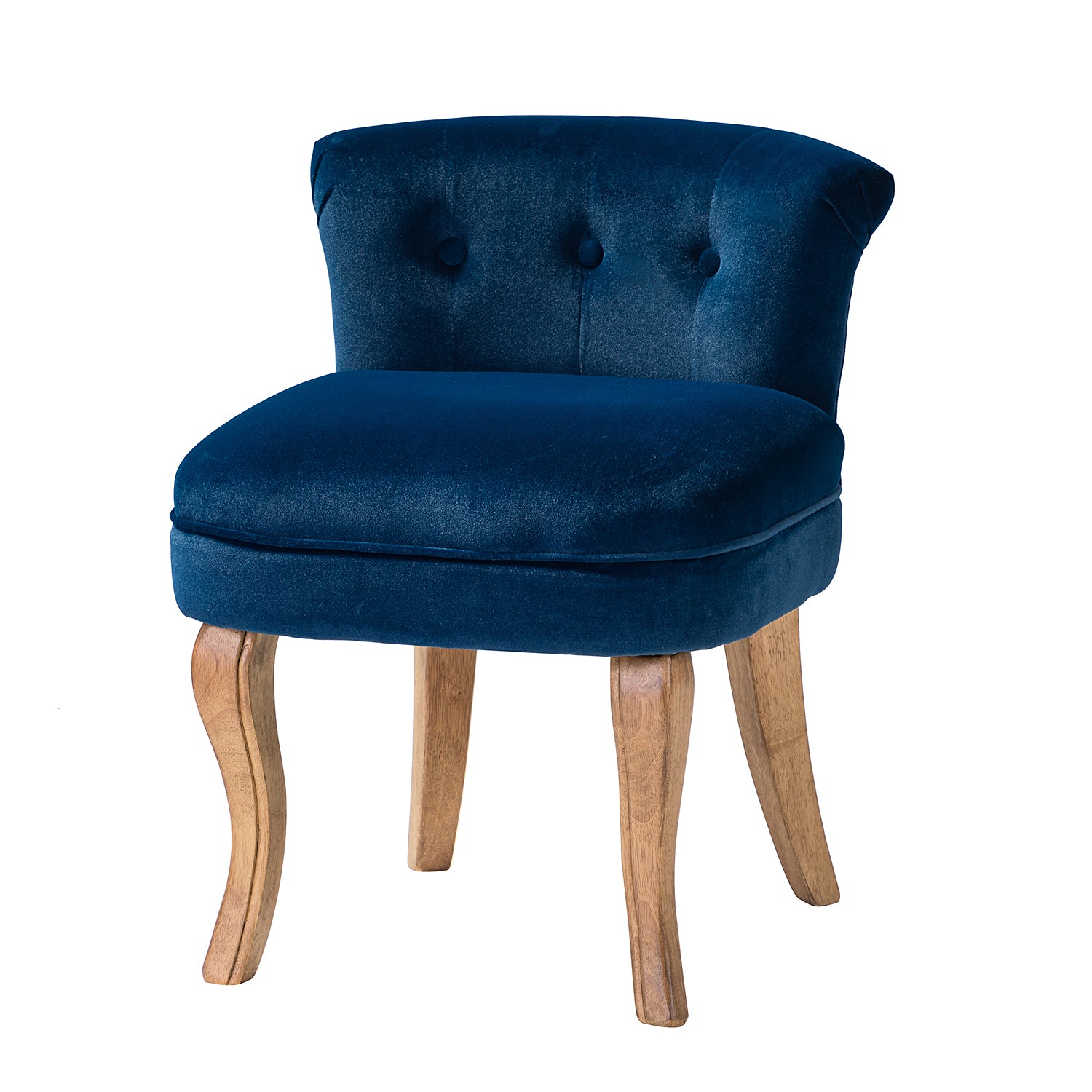 Lera Vanity Stool in Navy