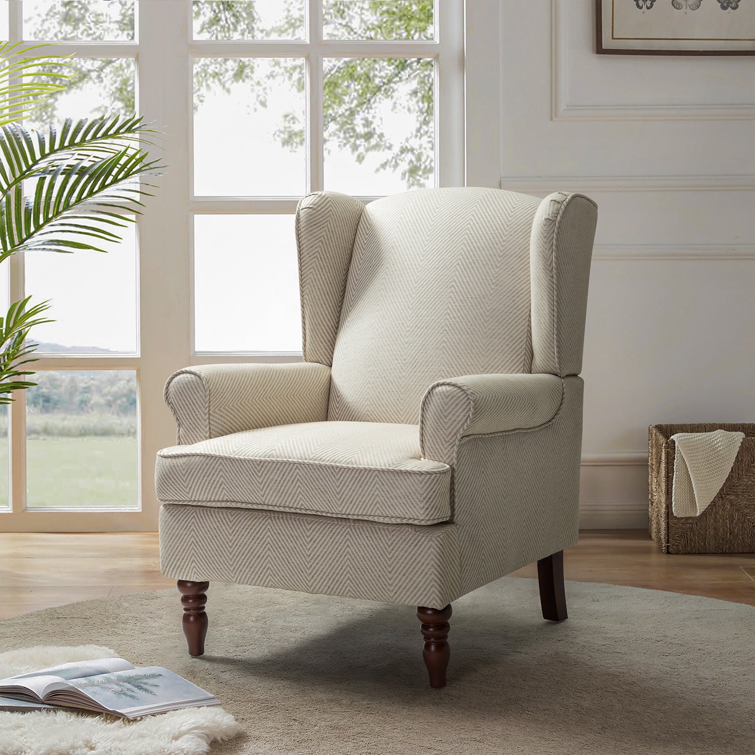 Umberto Armchair in Tan