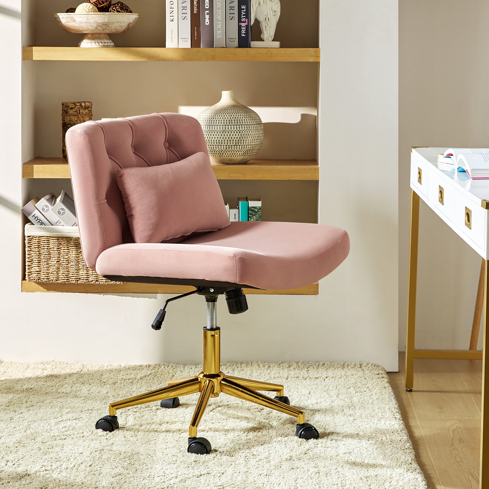 Violet Office Chair in Pink