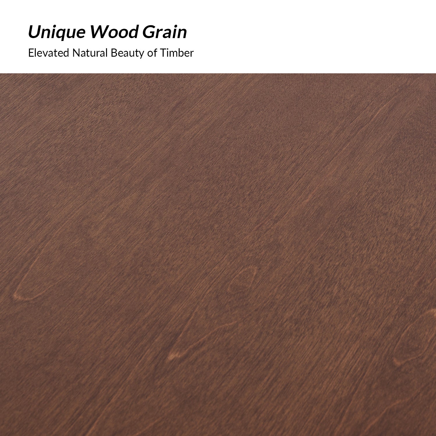 Miranda Solid Wood Round Dining Table in Walnut