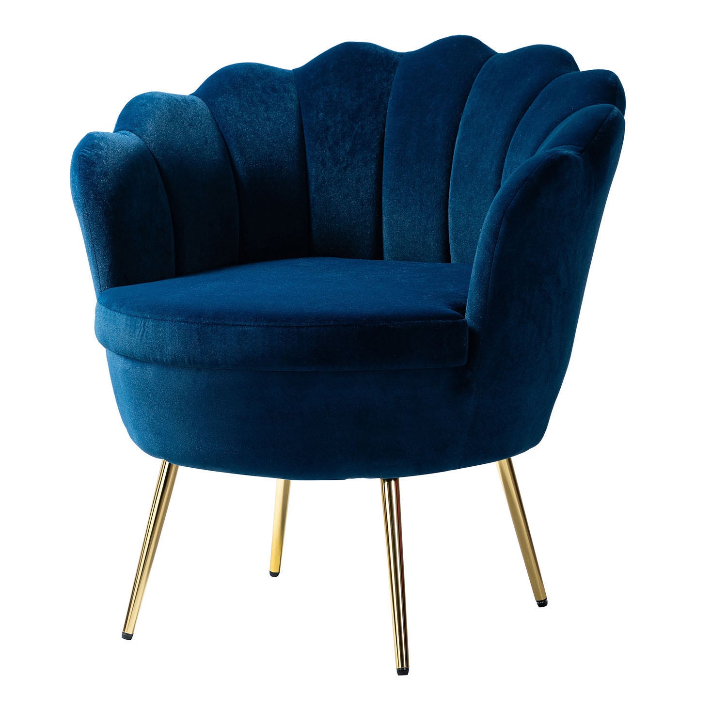 Donata Barrel Chair in Navy
