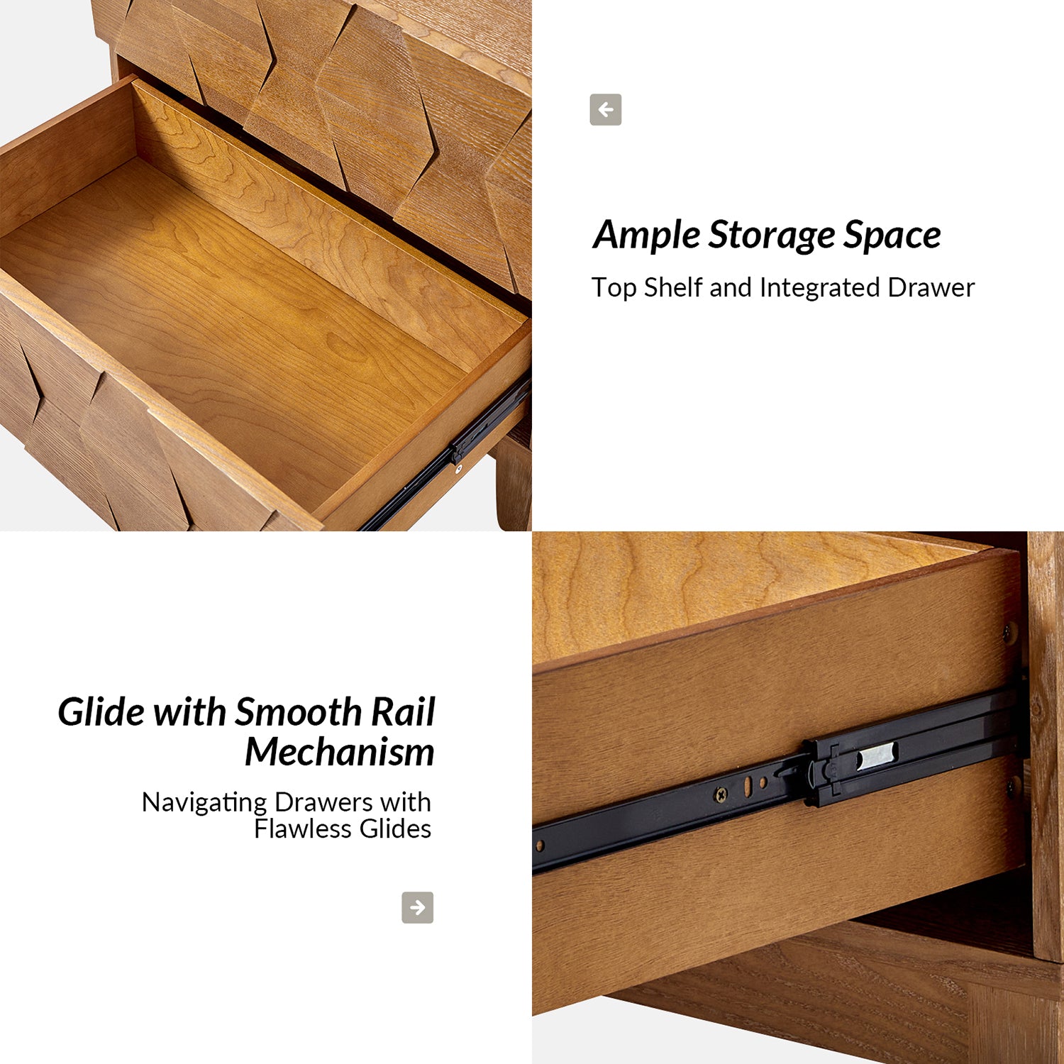 Helga Nightstand in Seadrift