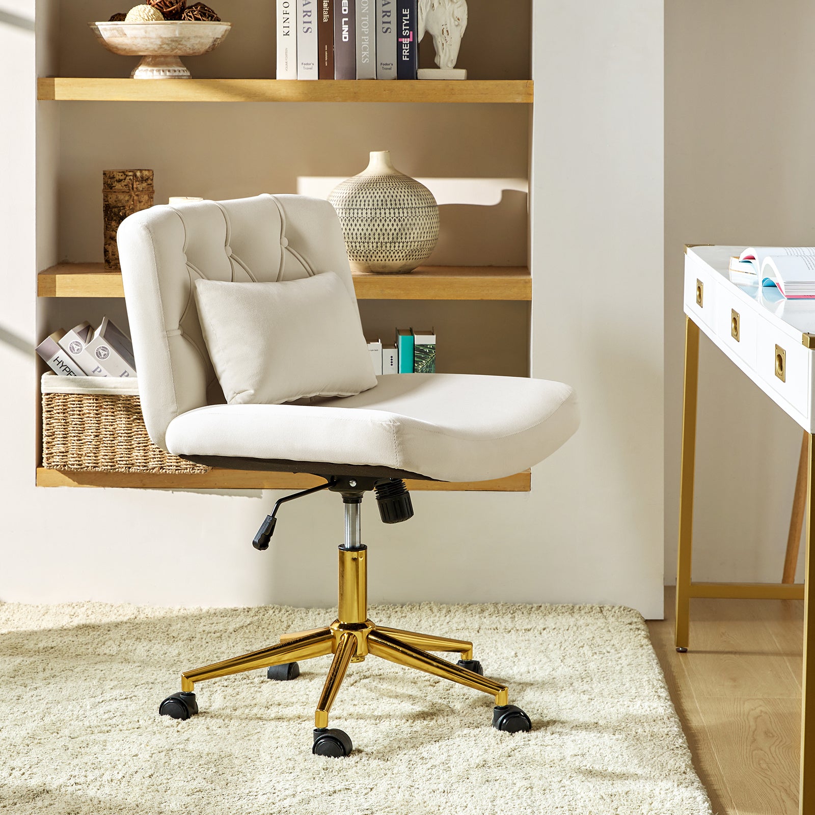 Violet Office Chair in Tan