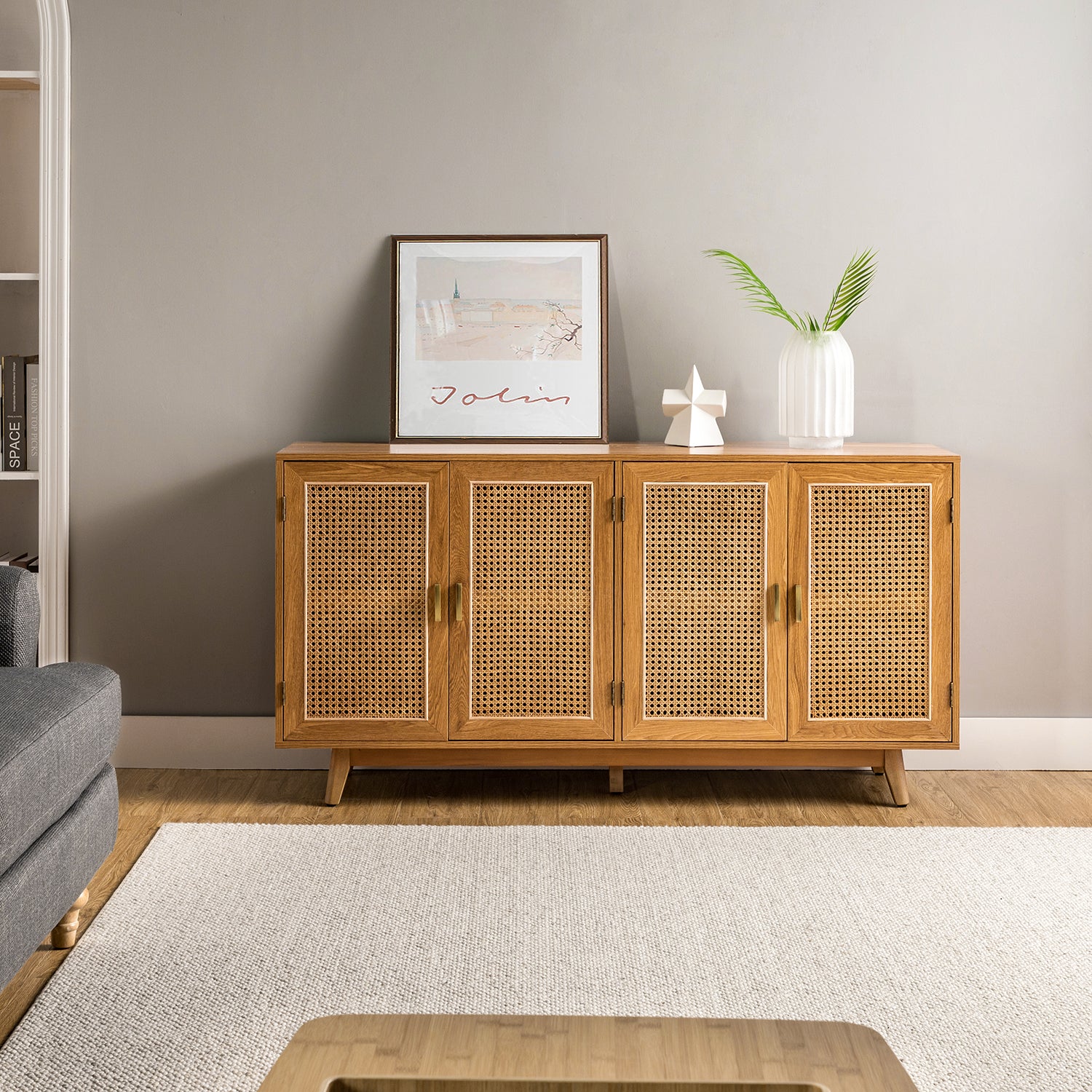 Silvia TV Stand in Walnut