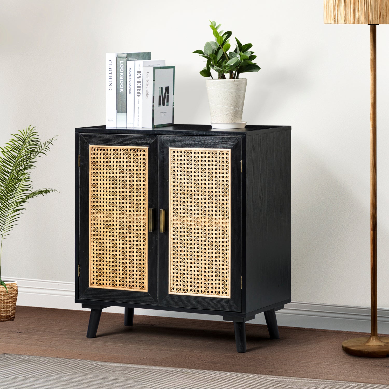 Wyoming Accent Cabinet in Black