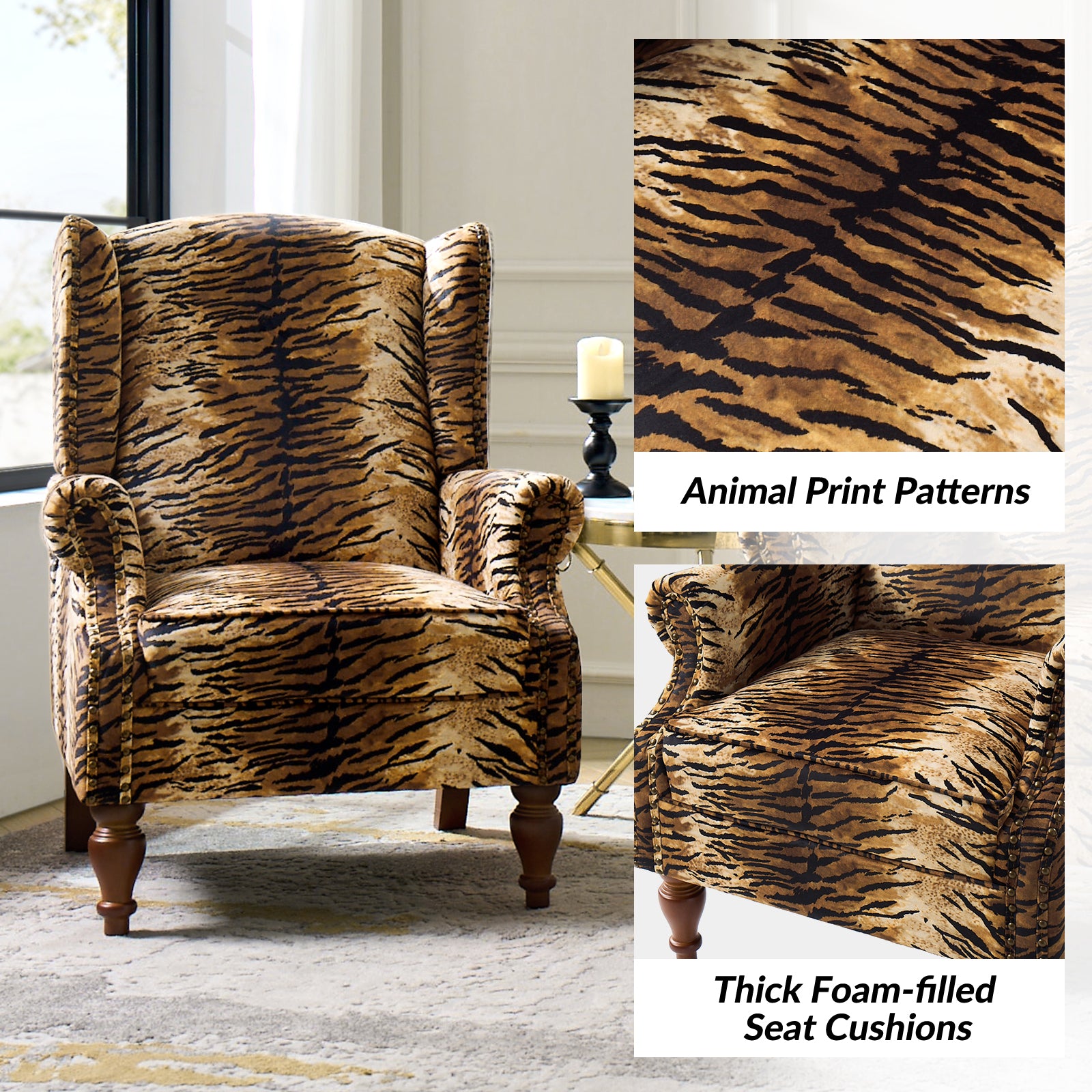 Ivan Armchair in Tiger