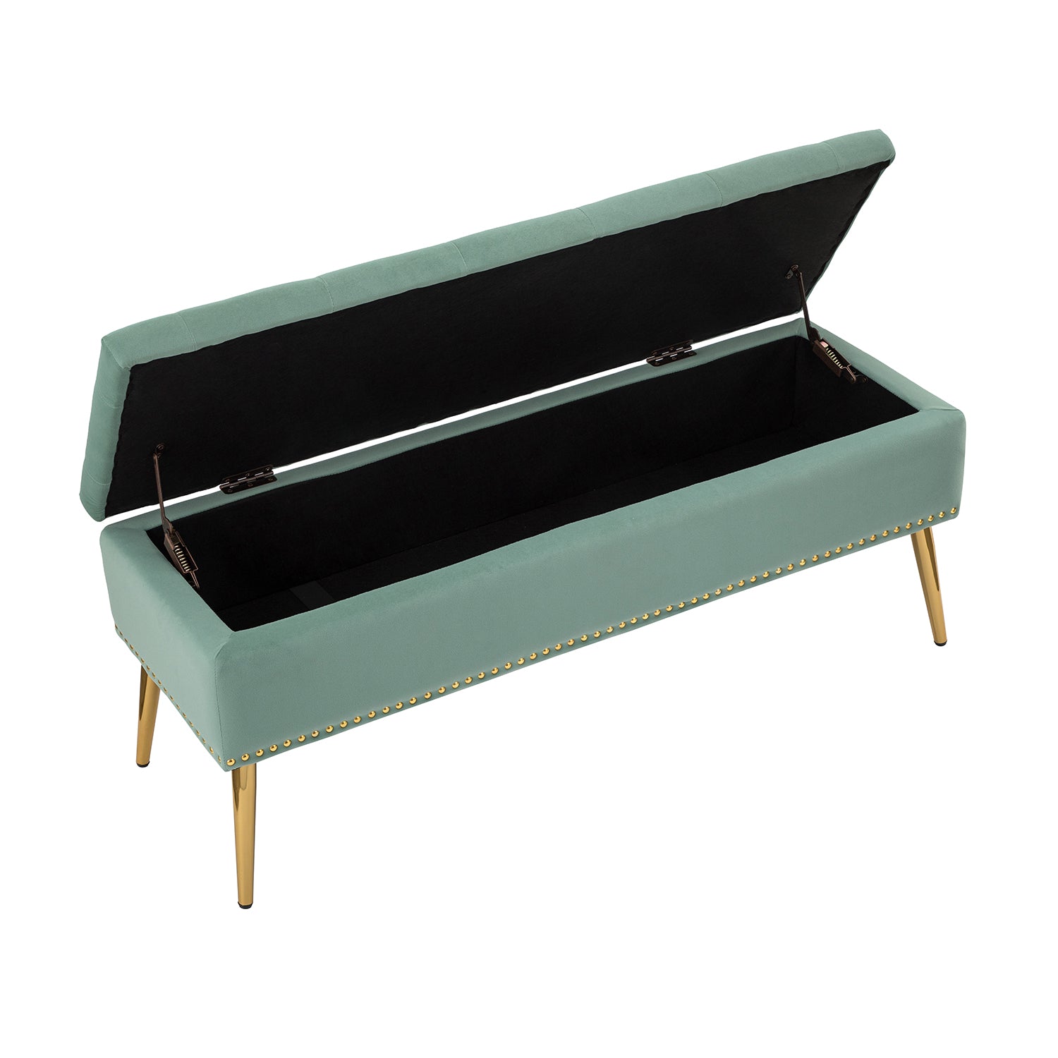 Achilles Storage Bench in Sage