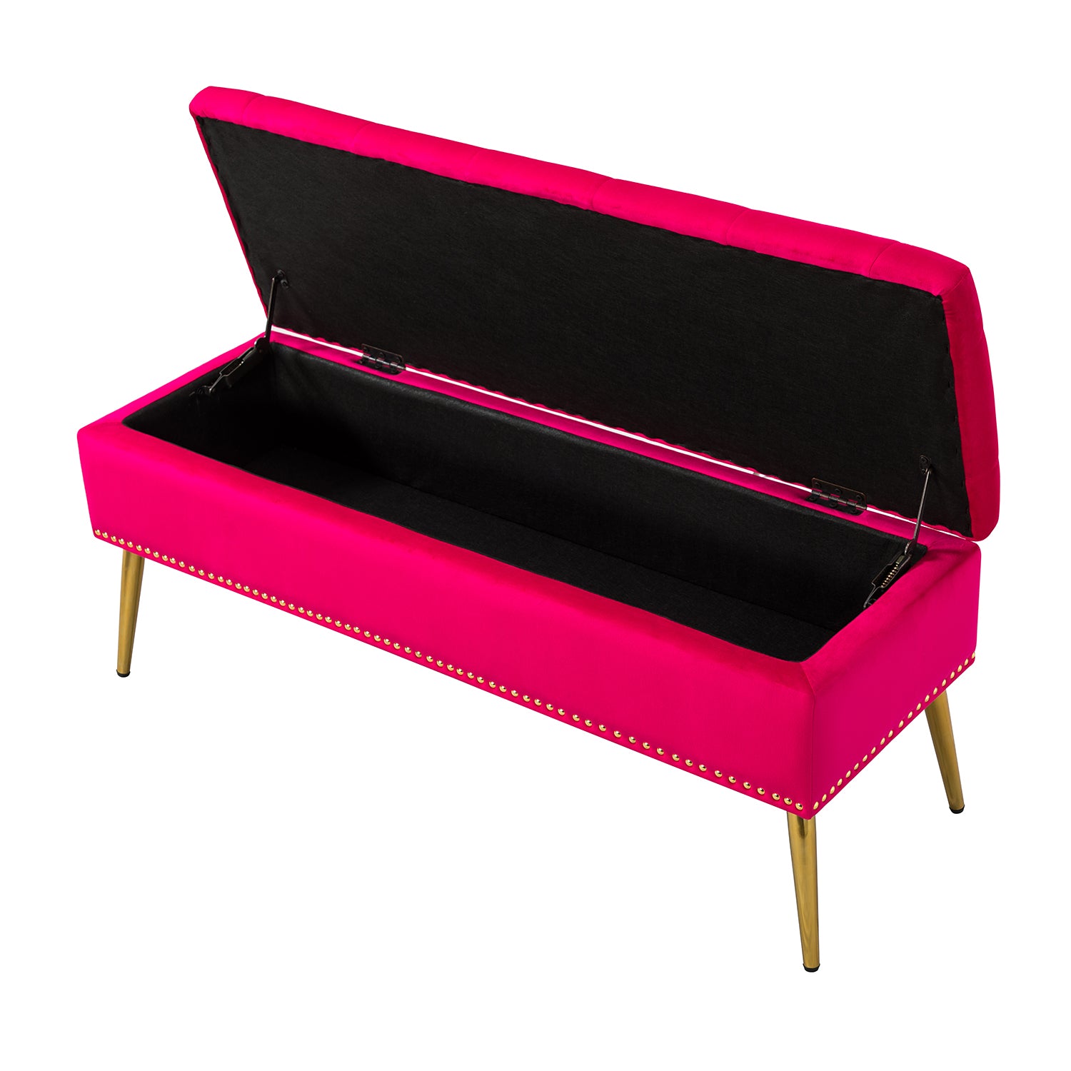 Achilles Storage Bench in Fuchsia