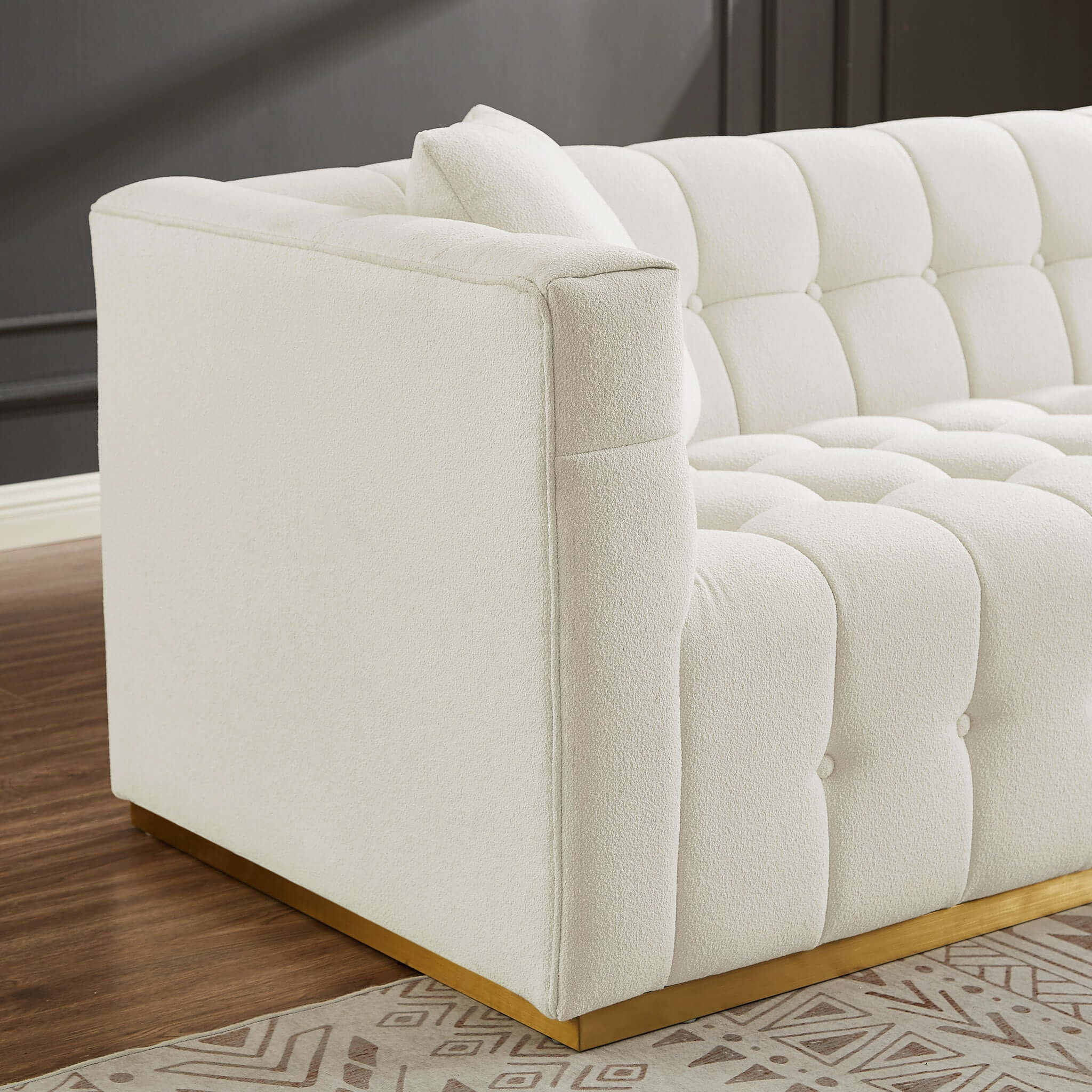 Eleanor  Sofa Beige Boucle