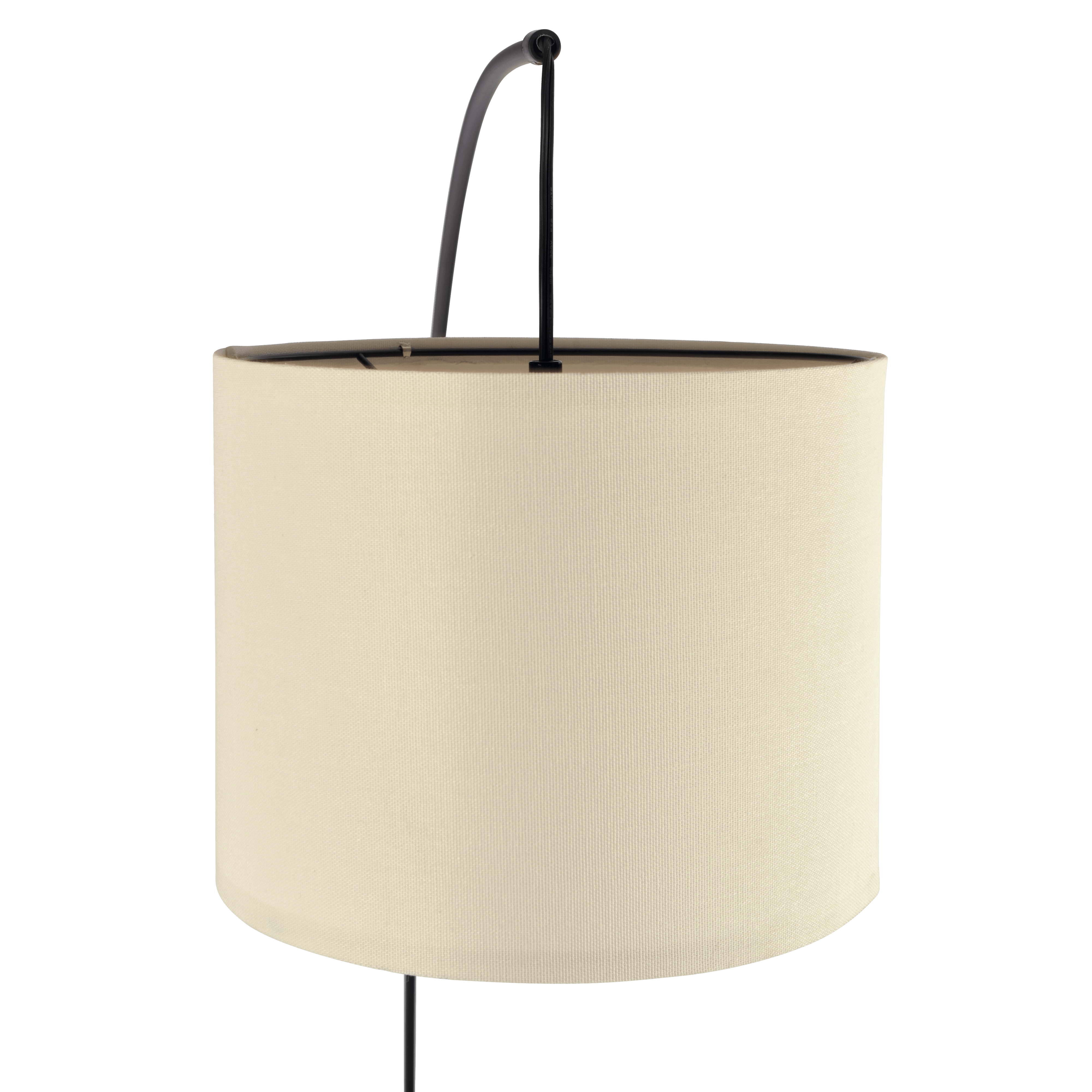 Royal 3-Arm Metal Arc Floor Lamp, Oil Rubbed Bonze with Linen Shade, 4 way Rotary Switch