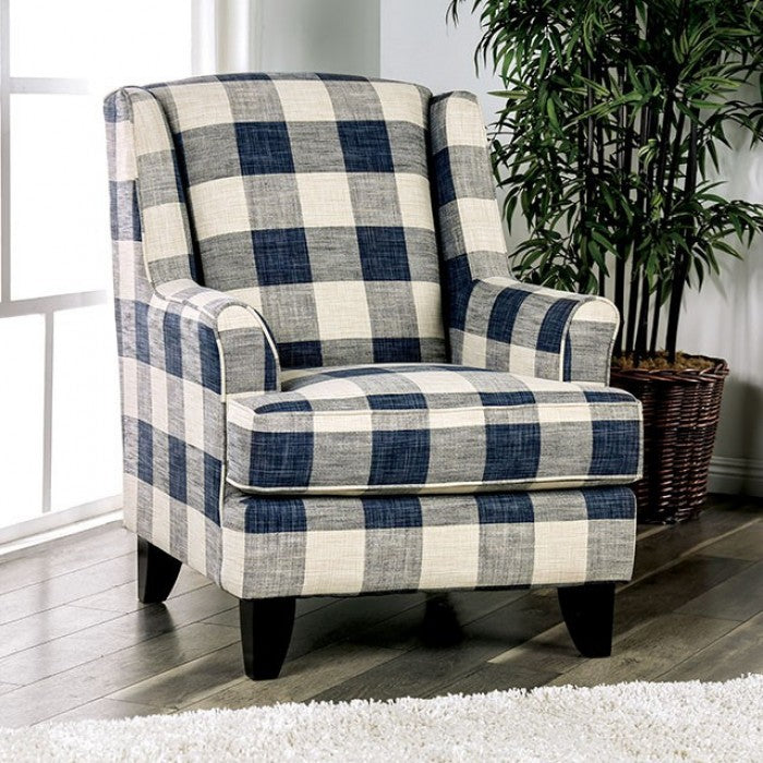 Nash Checkered Chair 