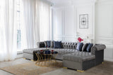 Luna Sectional - Gray