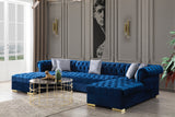 Luna Sectional - Navy
