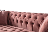 Luna Sectional - Pink
